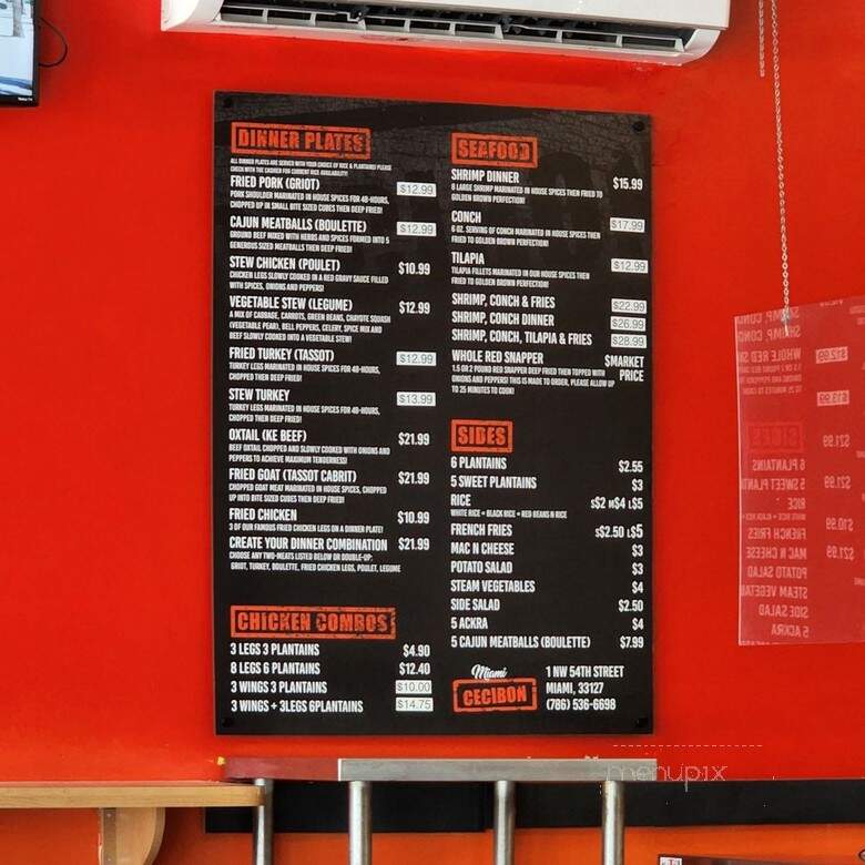 Chicken Plus - Miami, FL menu_pic