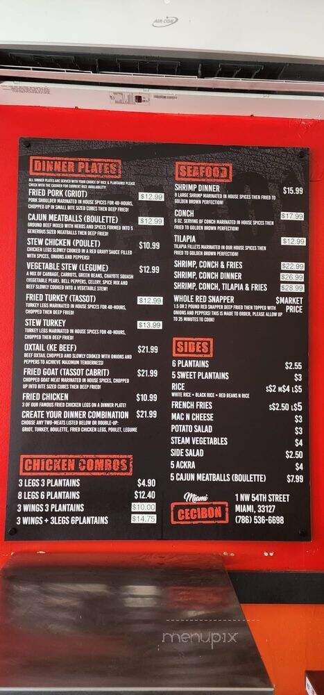 Chicken Plus - Miami, FL menu_pic