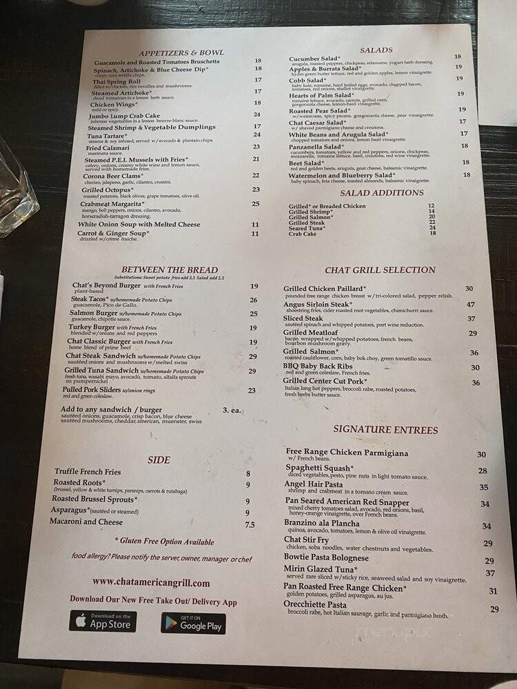 Chat - Scarsdale, NY menu_pic