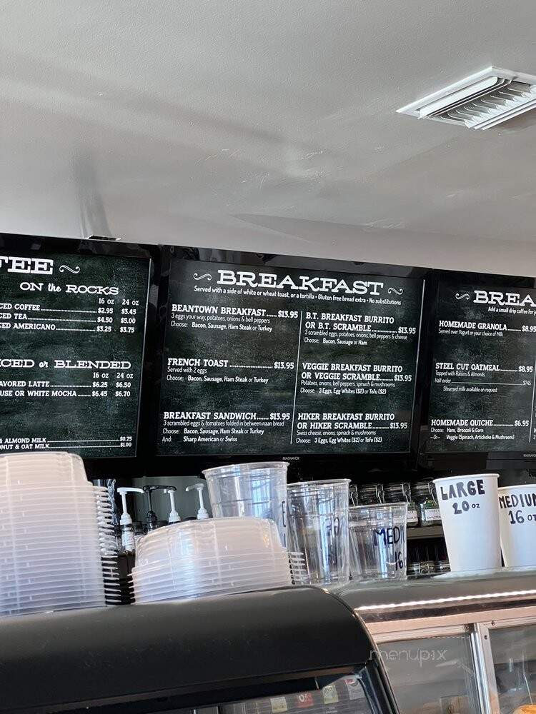 Bean Town Coffee House & Bakery - Sierra Madre, CA menu_pic