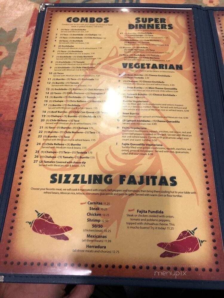 Herradura - Bloomington, IL menu_pic