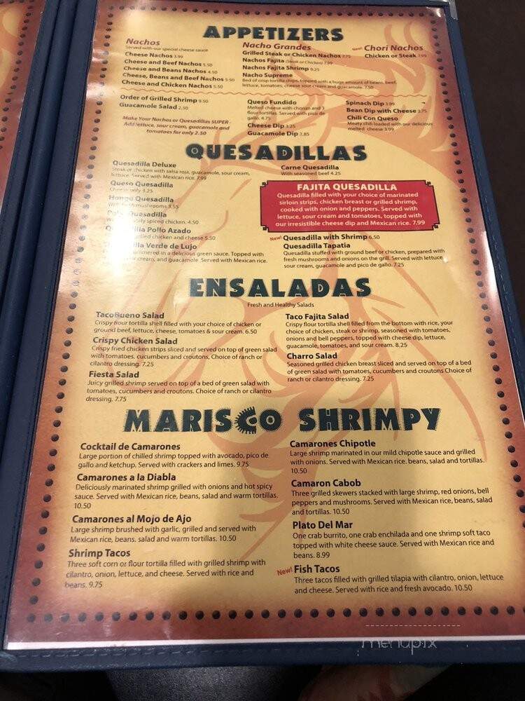 Herradura - Bloomington, IL menu_pic