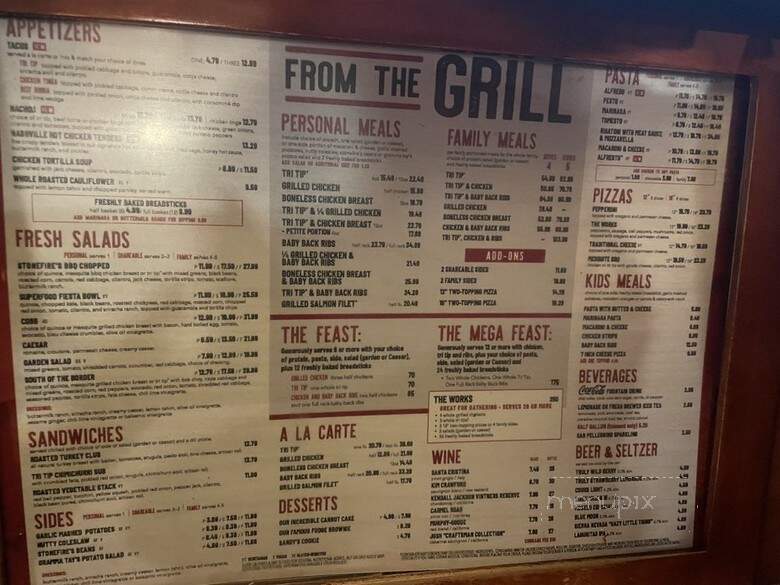 STONEFIRE Grill Chatsworth - Chatsworth, CA menu_pic