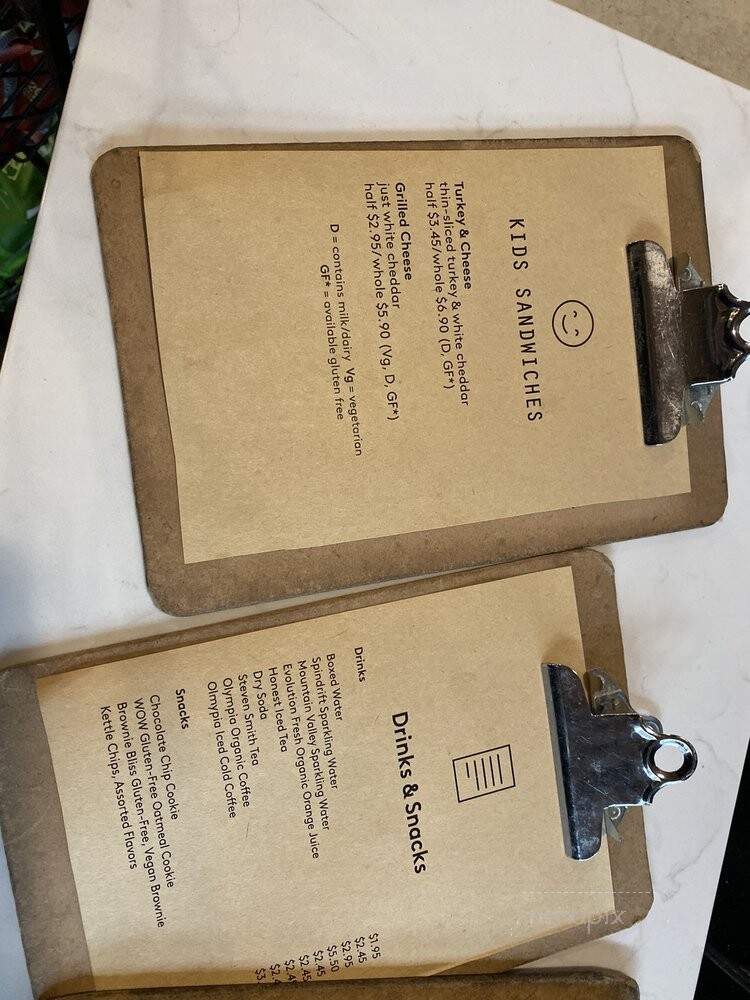 Homegrown - Seattle, WA menu_pic