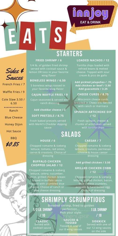 Innjoy - Chicago, IL menu_pic