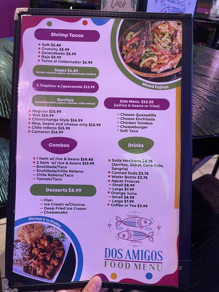 Taqueria Dos Amigos - Stanton, CA menu_pic