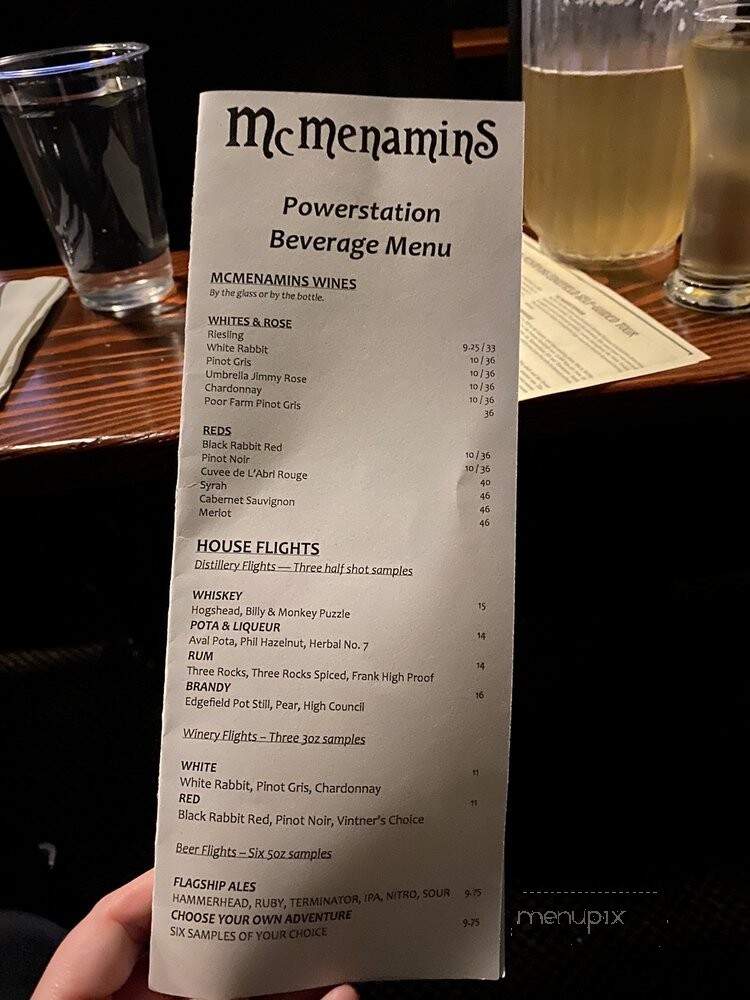 Power Station Pub - Troutdale, OR menu_pic