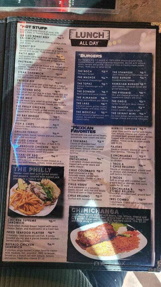 The Lake Bar & Grill - Sparks, NV menu_pic