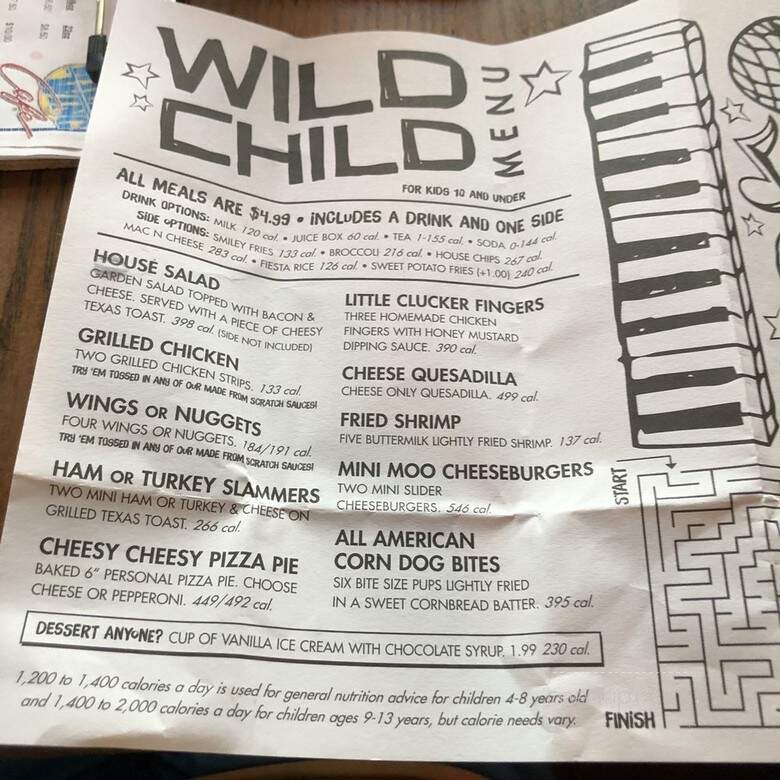 Wild Wing Cafe - Macon, GA menu_pic