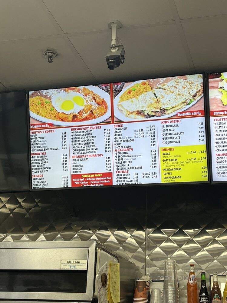 Cocineros - Pomona, CA menu_pic