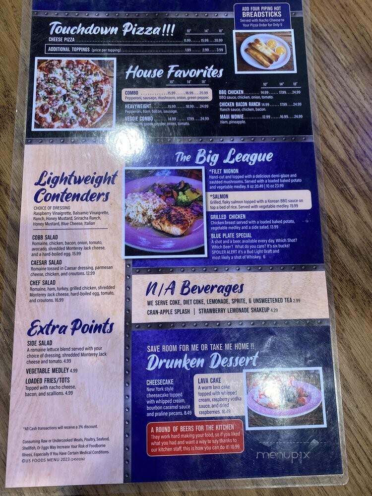 Trackside Dining - Lebanon, IN menu_pic