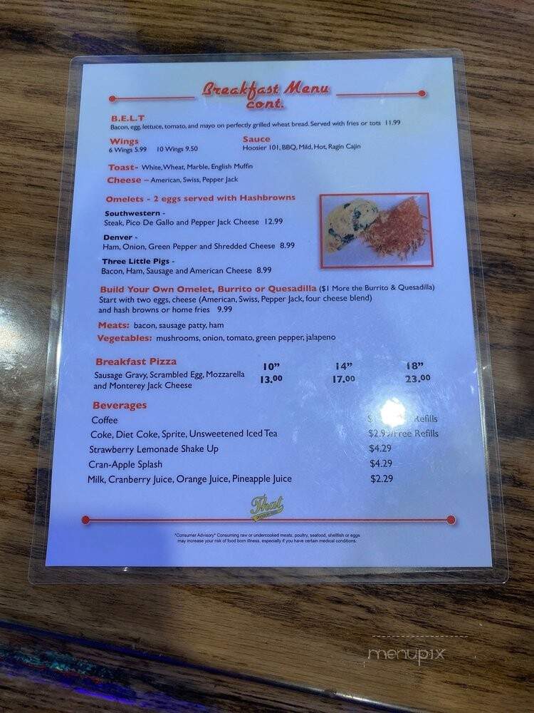 Trackside Dining - Lebanon, IN menu_pic
