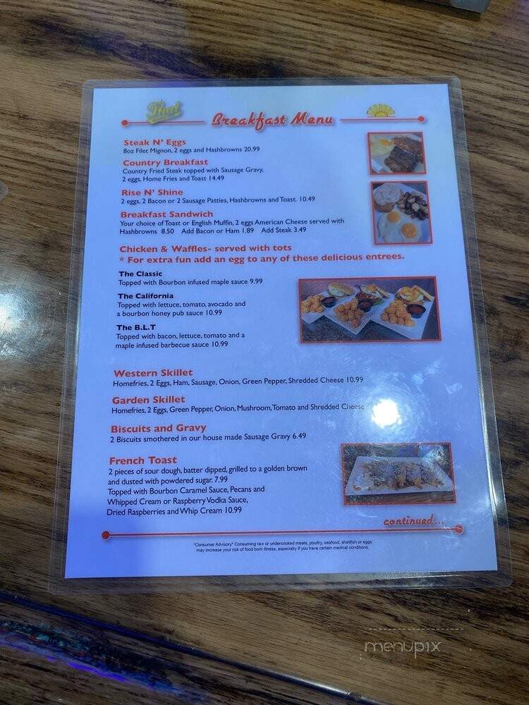 Trackside Dining - Lebanon, IN menu_pic