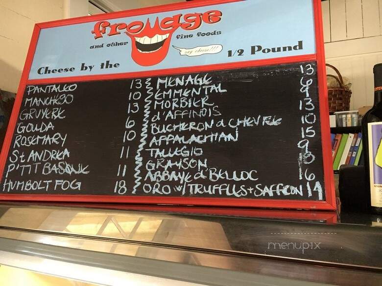 Fromage - Clayton, GA menu_pic