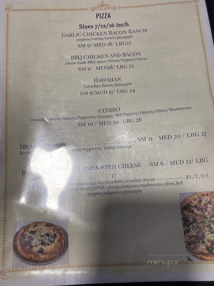 Roadhouse - Otis, OR menu_pic