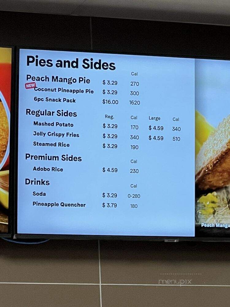 Jollibees - Milpitas, CA menu_pic