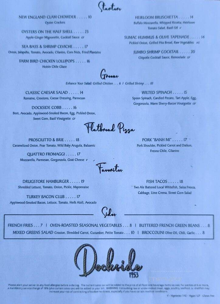 Bahia Cafe - San Diego, CA menu_pic