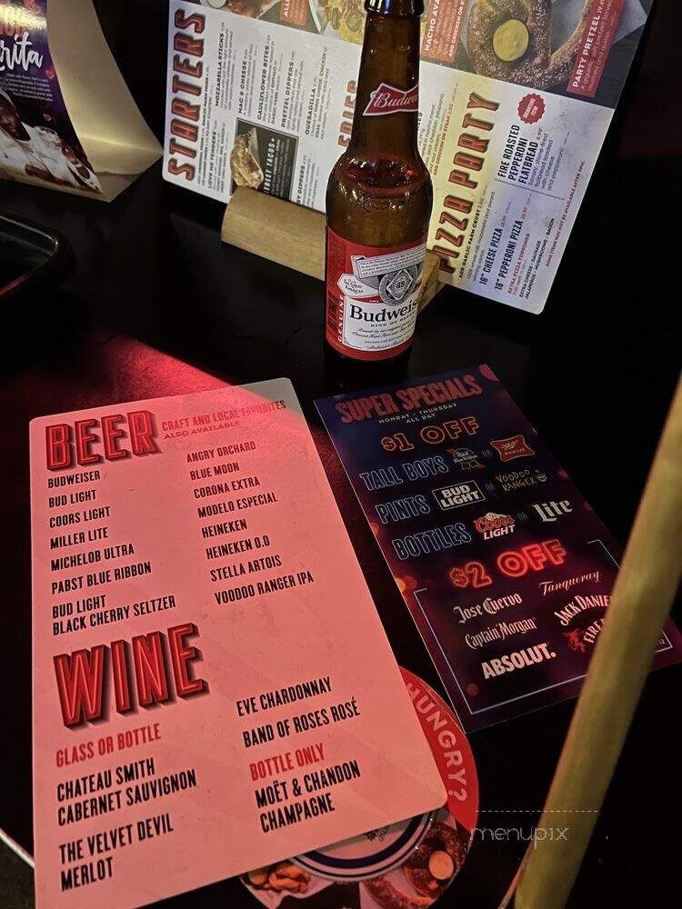 Garage - Seattle, WA menu_pic