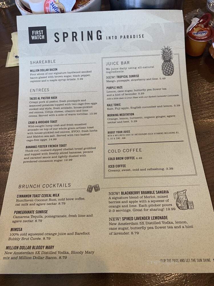 First Watch - Orlando, FL menu_pic