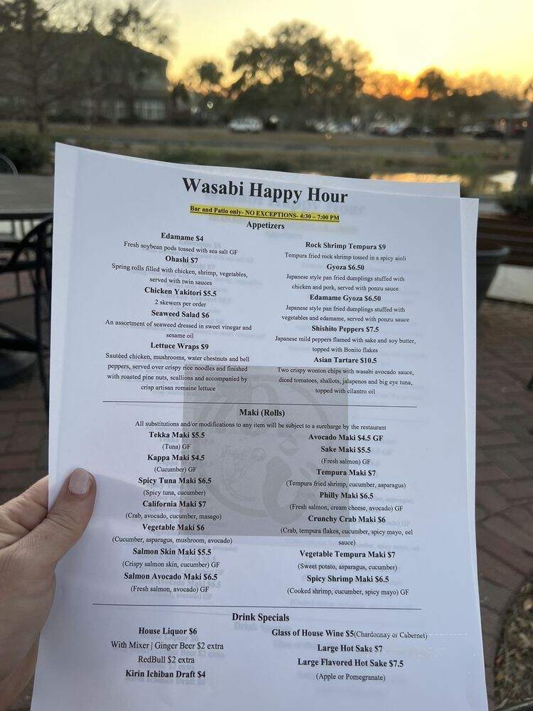 Wasabi D.I. - Daniel Island, SC