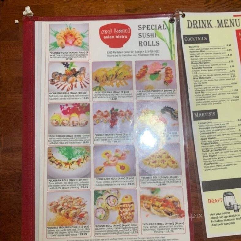 Reb Bowl - Raleigh, NC menu_pic