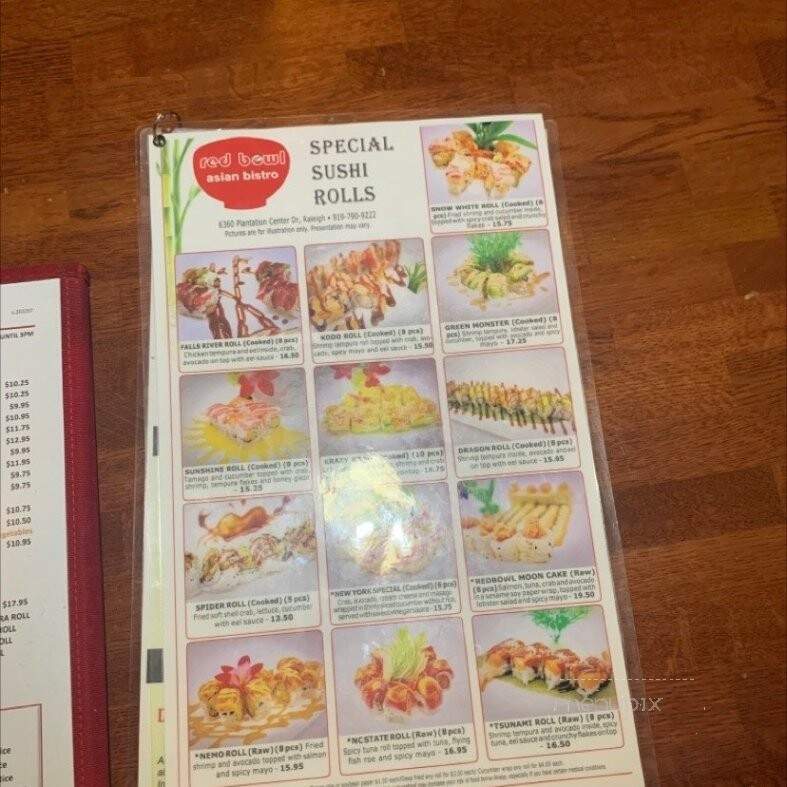 Reb Bowl - Raleigh, NC menu_pic