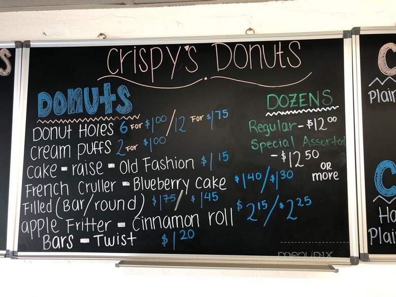 Krispy's Donuts - San Marcos, CA menu_pic