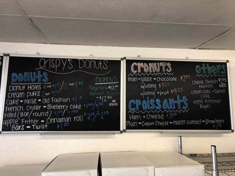 Krispy's Donuts - San Marcos, CA menu_pic