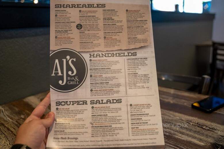 The Grill - Indianapolis, IN menu_pic