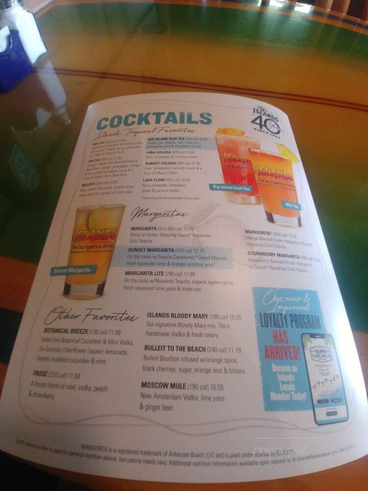 Islands - Avondale, AZ menu_pic