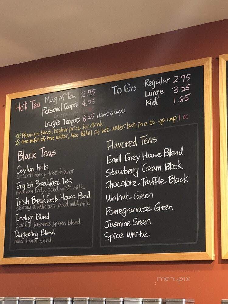 Indigo Tea - Burnsville, MN menu_pic