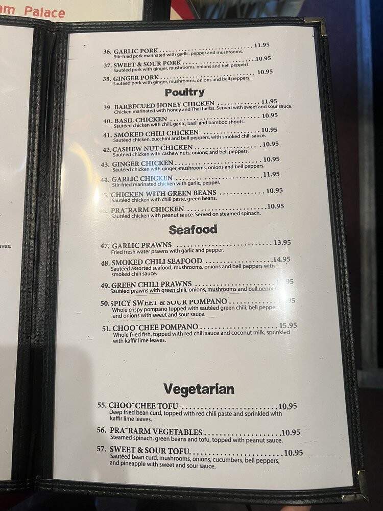 Siam Palace - Hayward, CA menu_pic