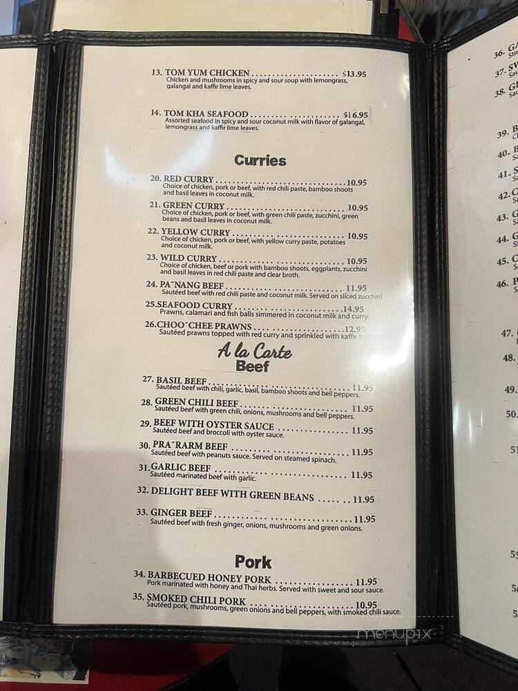 Siam Palace - Hayward, CA menu_pic