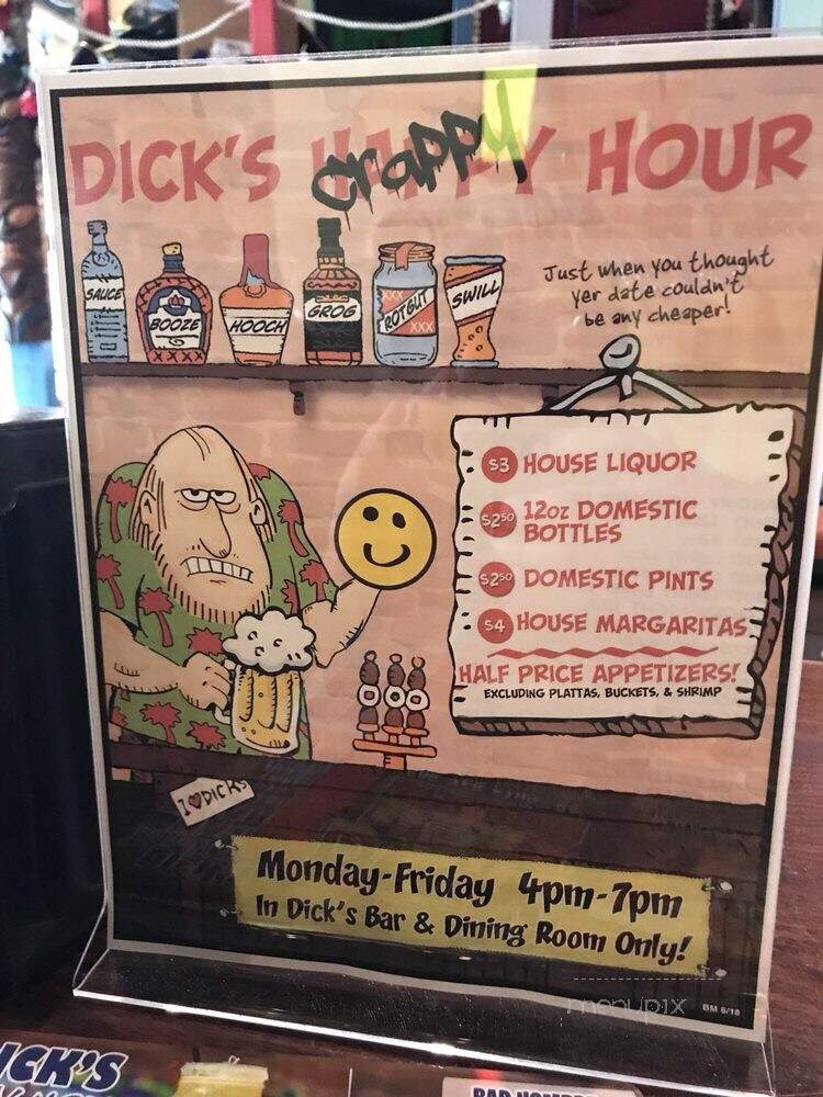 Dick's Last Resort - Baltimore, MD menu_pic