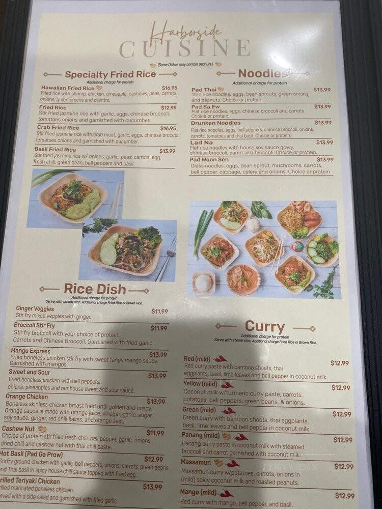 Harborside Sushi and Sports Bar - San Diego, CA menu_pic
