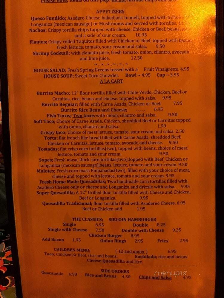 Don Fernando's - Clovis, CA menu_pic