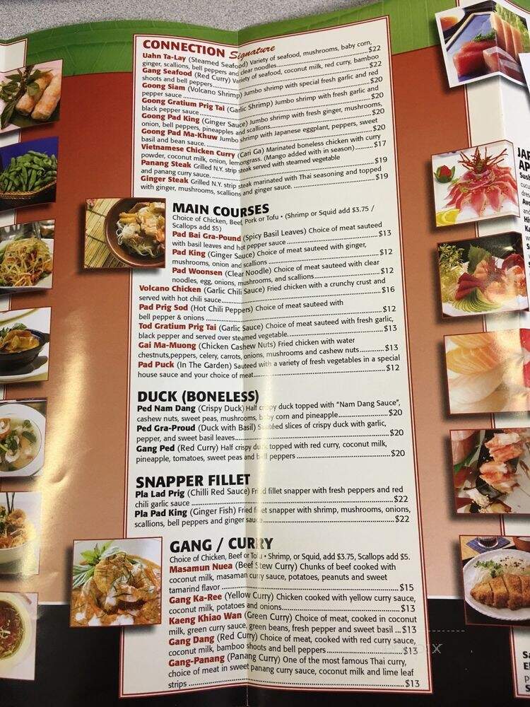 Sea Siam Connection - Miami, FL menu_pic