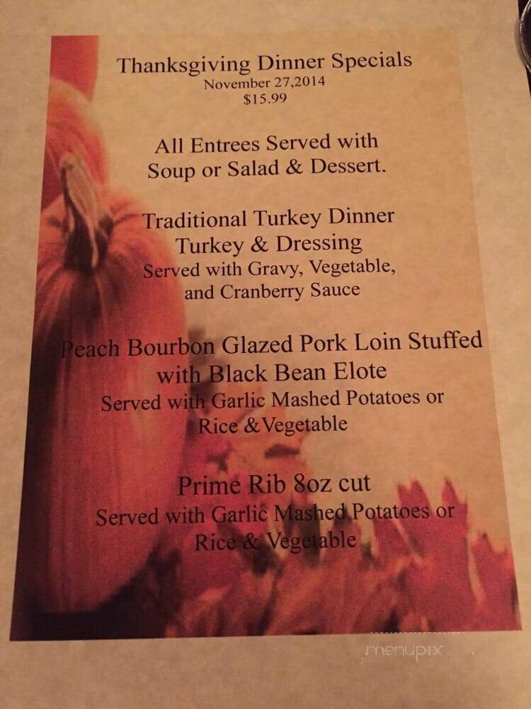 T. Carl's - Sedona, AZ menu_pic