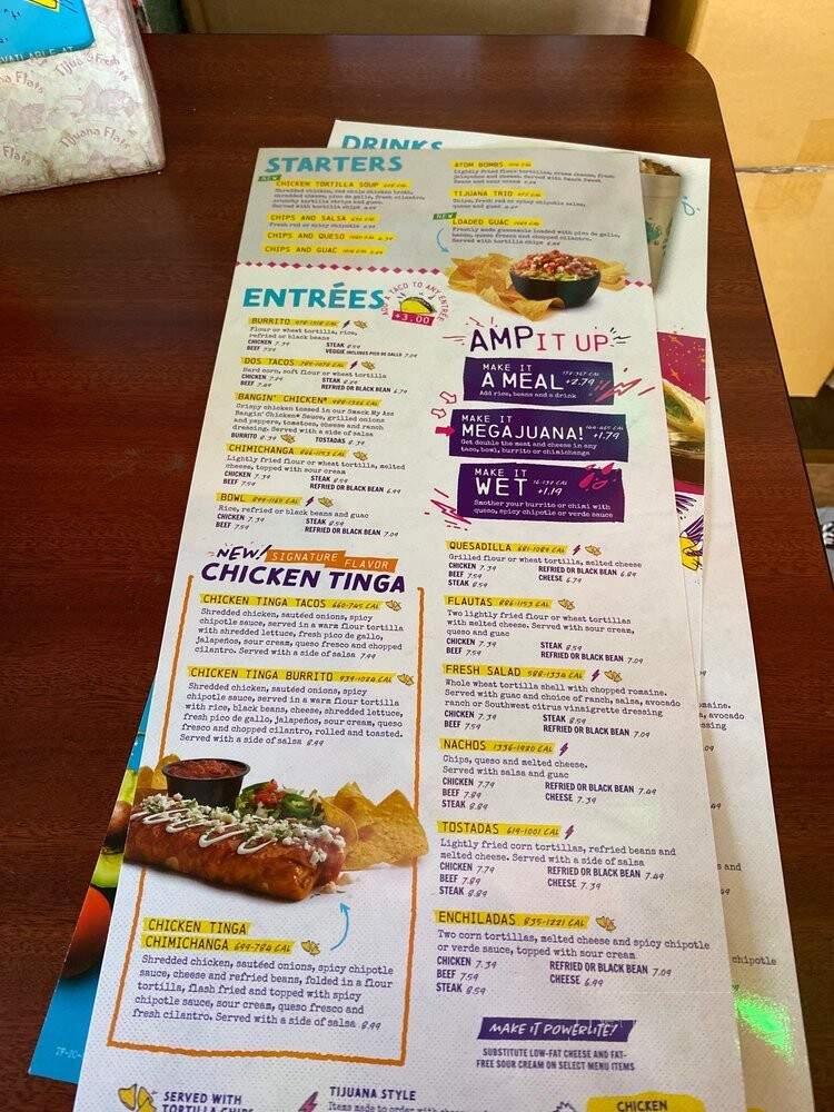 Tijuana Flats - Orlando, FL menu_pic