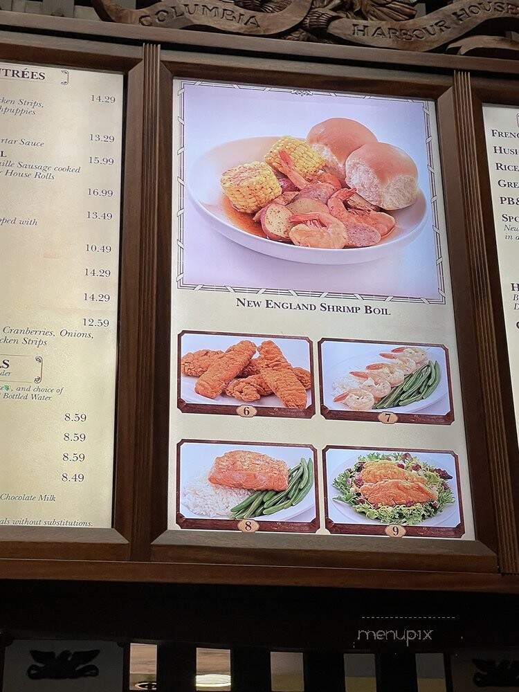 Columbia Harbour House - Orlando, FL menu_pic