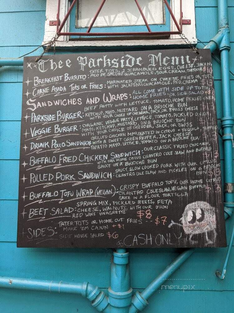 Thee Parkside - San Francisco, CA menu_pic