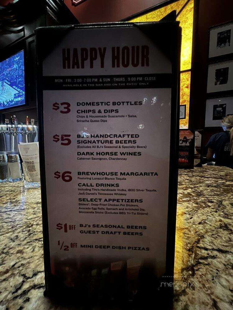 BJ's Restaurant & Brewery - San Rafael, CA menu_pic