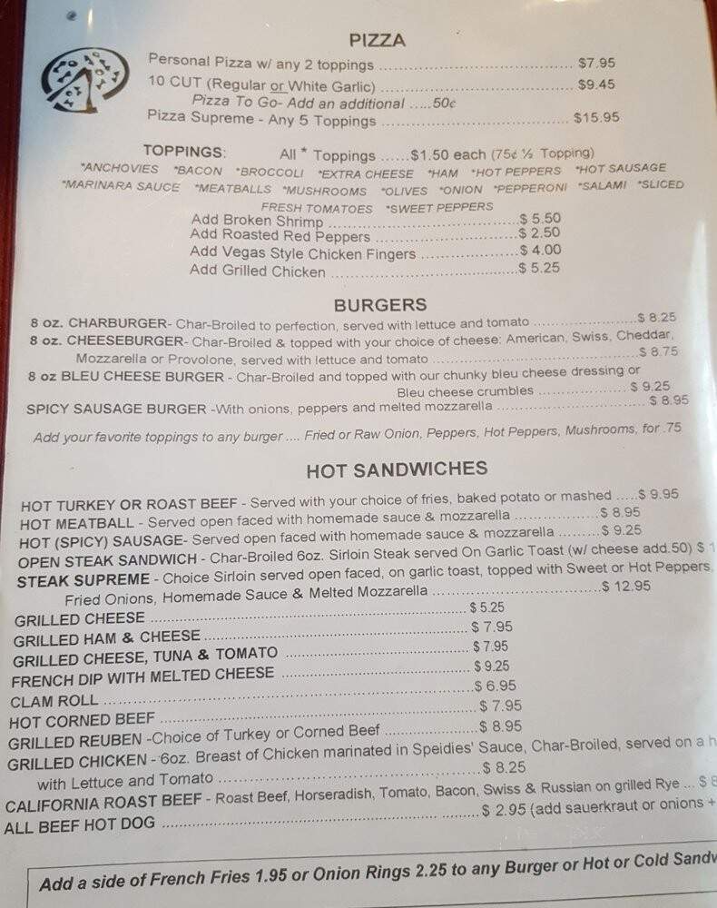Ralph's Tavern - Albany, NY menu_pic