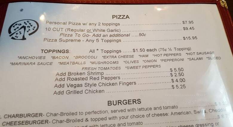 Ralph's Tavern - Albany, NY menu_pic