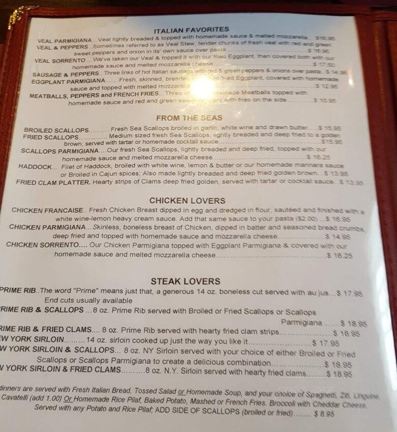 Ralph's Tavern - Albany, NY menu_pic