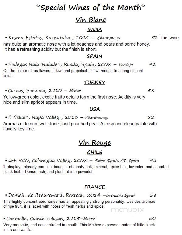 Pierre Loti - New York, NY menu_pic