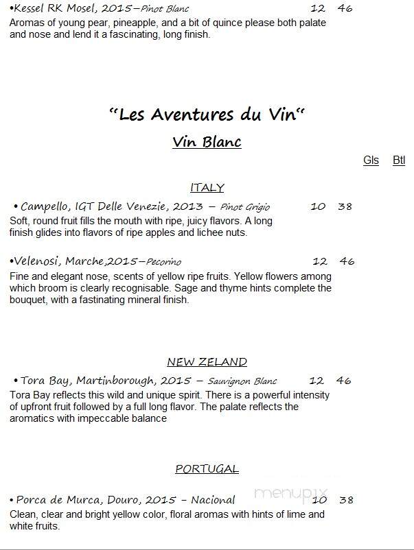 Pierre Loti - New York, NY menu_pic