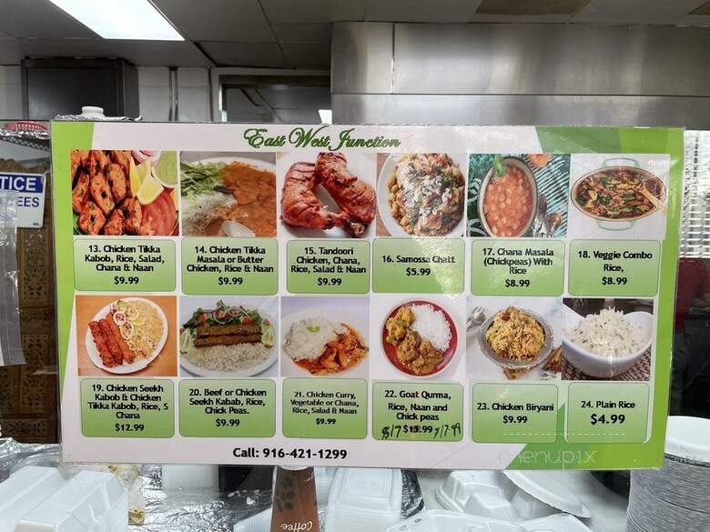 East West Junction - Sacramento, CA menu_pic