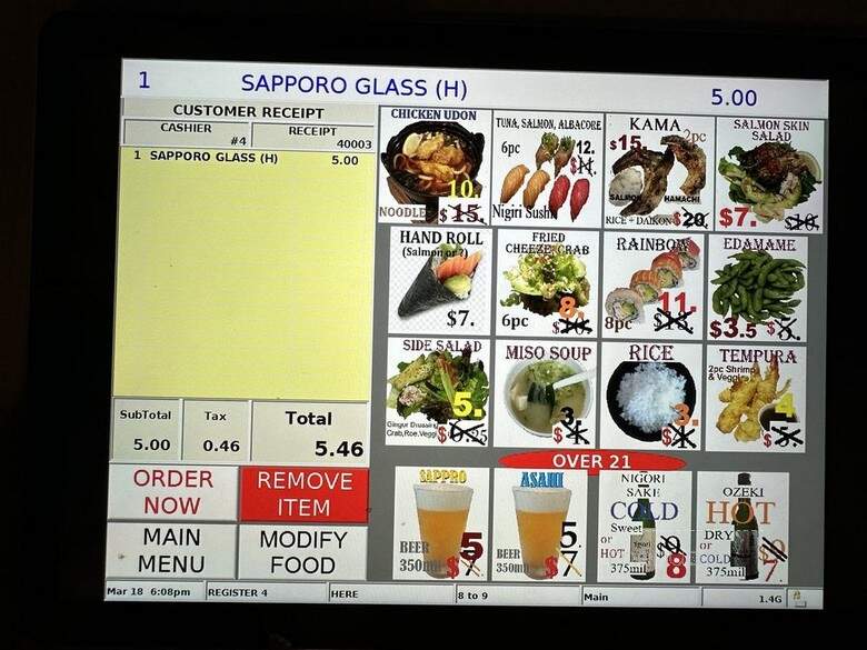 Ugly Roll Sushi - Los Angeles, CA menu_pic