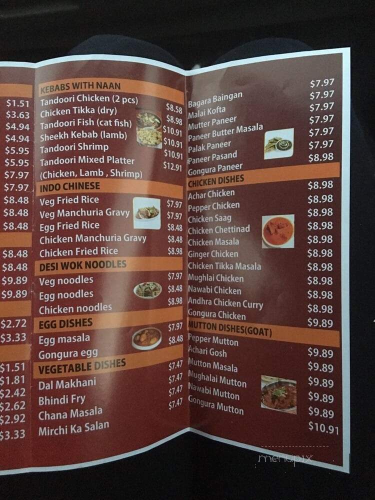Biryani Bowl - Fremont, CA menu_pic